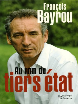 cover image of Au nom du tiers état